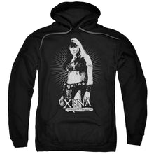 Load image into Gallery viewer, Xena Dont Mess With Me Mens Hoodie Black
