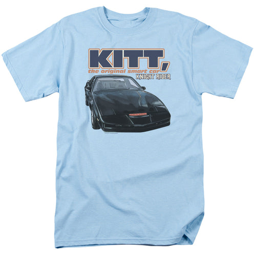 Knight Rider Original Smart Car Mens T Shirt Light Blue
