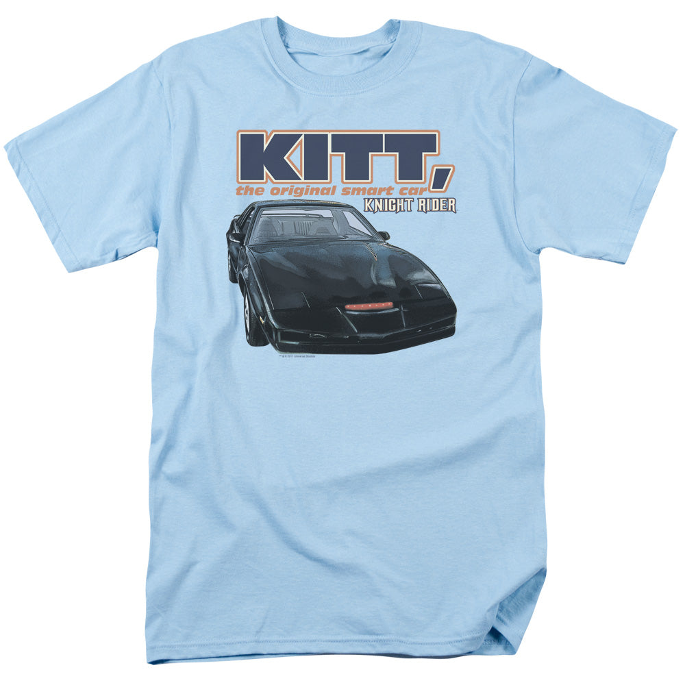Knight Rider Original Smart Car Mens T Shirt Light Blue