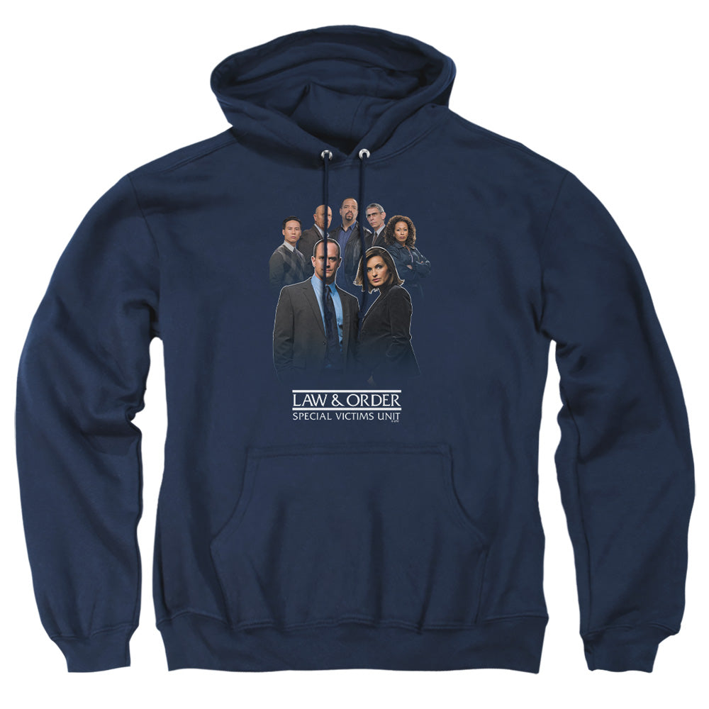 Law And Order Svu Team Mens Hoodie Navy