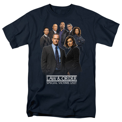 Law And Order Svu Team Mens T Shirt Navy