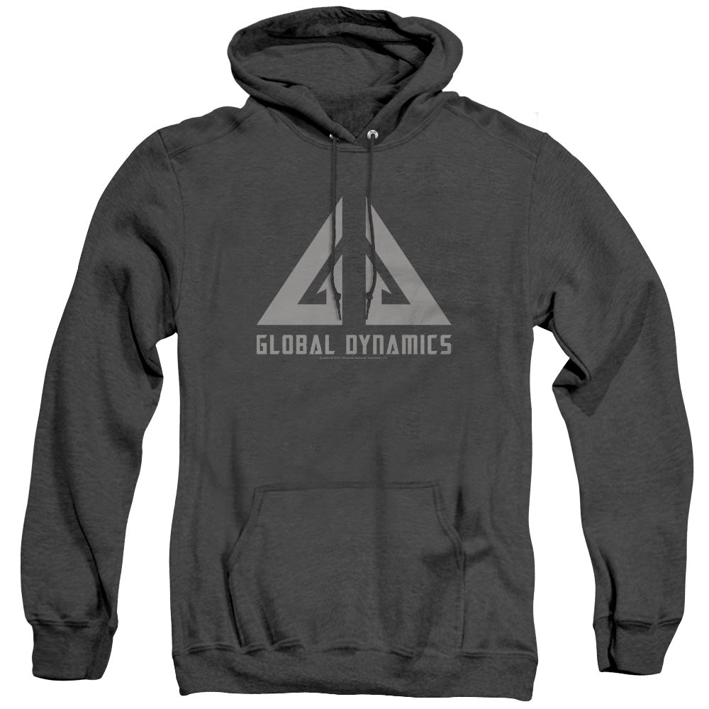 Eureka Global Dynamics Logo Heather Mens Hoodie Black