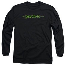 Load image into Gallery viewer, Psych The Psychic Is In Mens Long Sleeve Shirt Black
