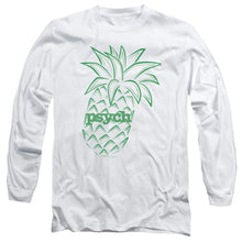 Load image into Gallery viewer, Psych Pineapple Mens Long Sleeve Shirt White
