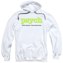 Load image into Gallery viewer, Psych Title Mens Hoodie White
