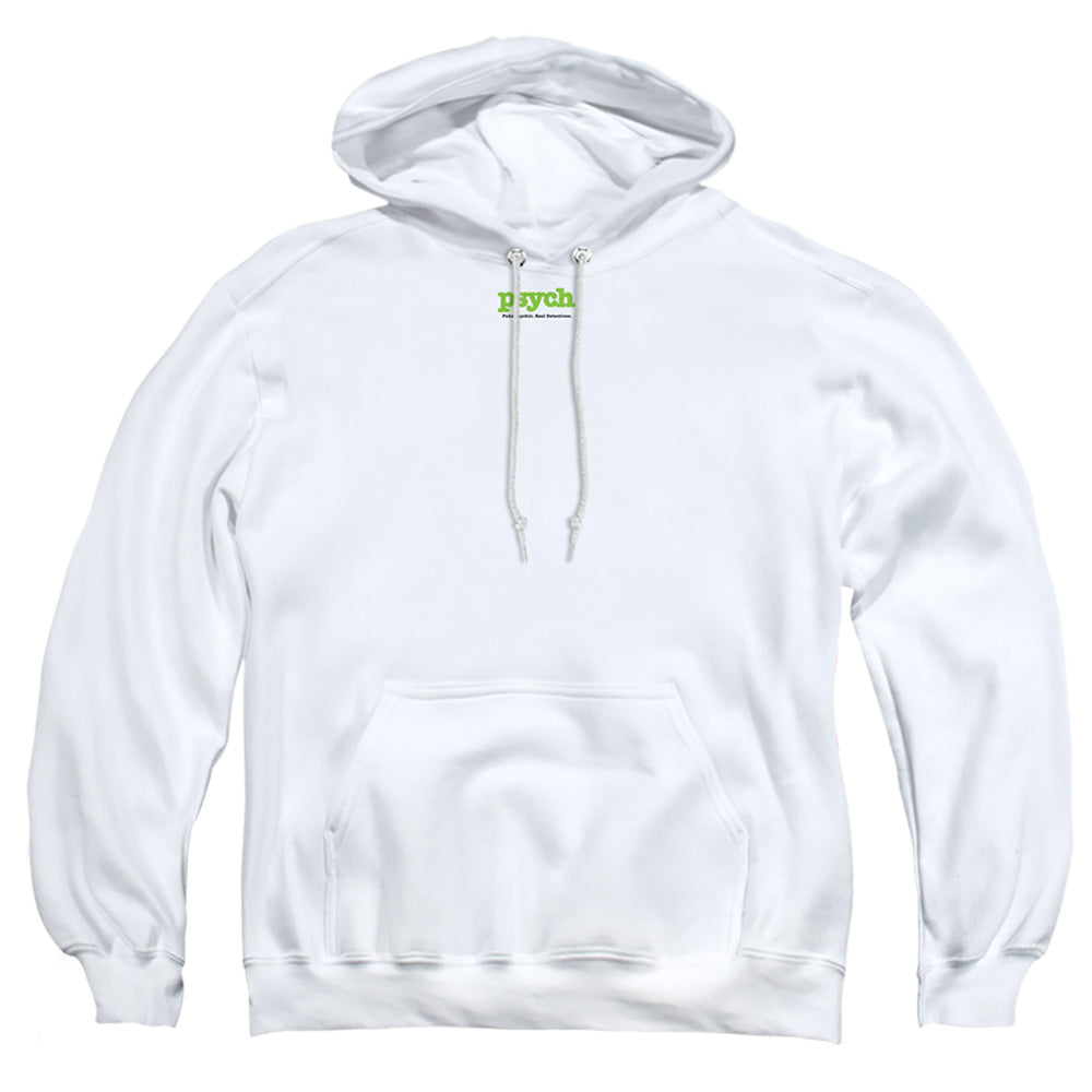 Psych Title Mens Hoodie White
