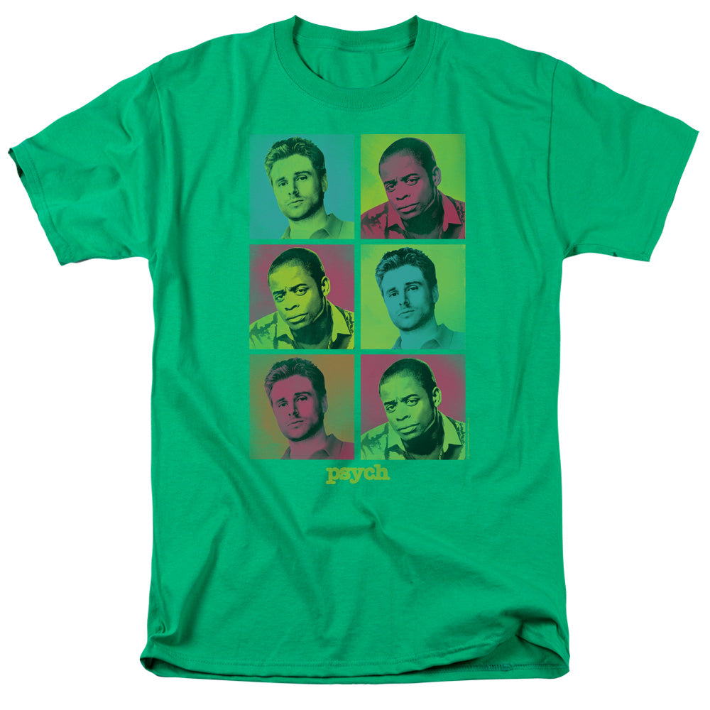 Psych Squared Mens T Shirt Kelly Green