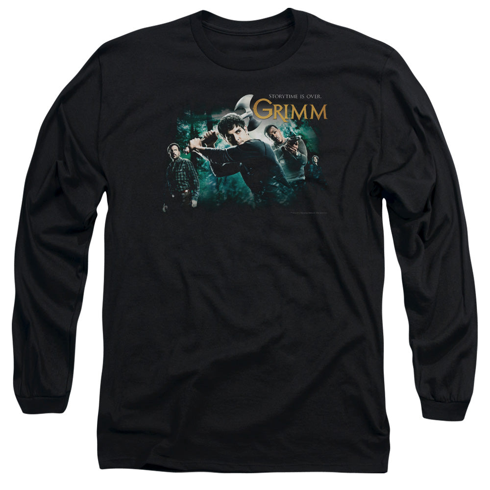 Grimm Storytime Is Over Mens Long Sleeve Shirt Black Officially Licensed