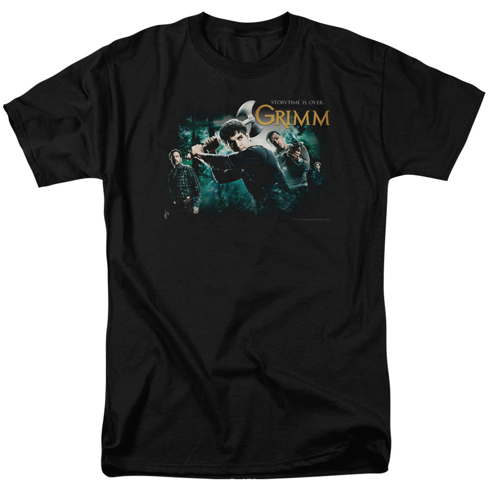 Grimm Storytime Is Over Mens T Shirt Black Black