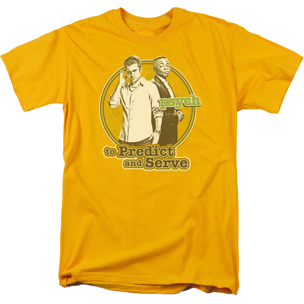 Psych The Boys Mens T Shirt Gold