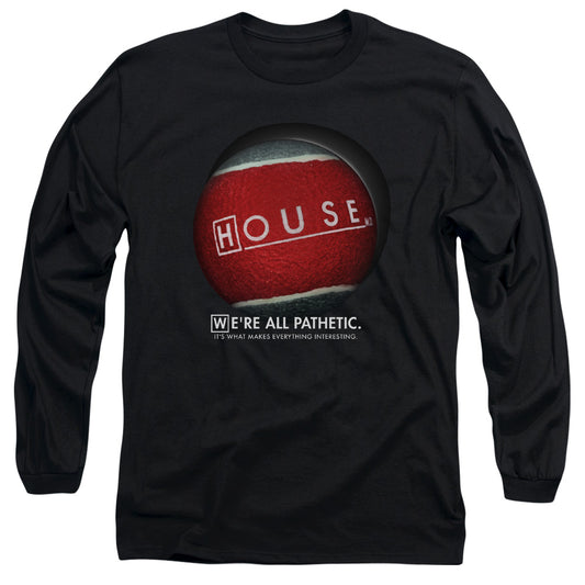 House The Ball Mens Long Sleeve Shirt Black Officially Licensed