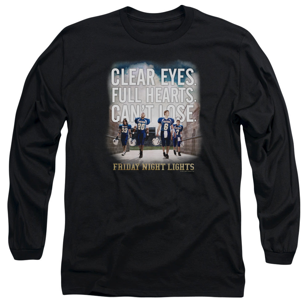 Friday Night Lights Motivated Mens Long Sleeve Shirt Black Officially Licensed