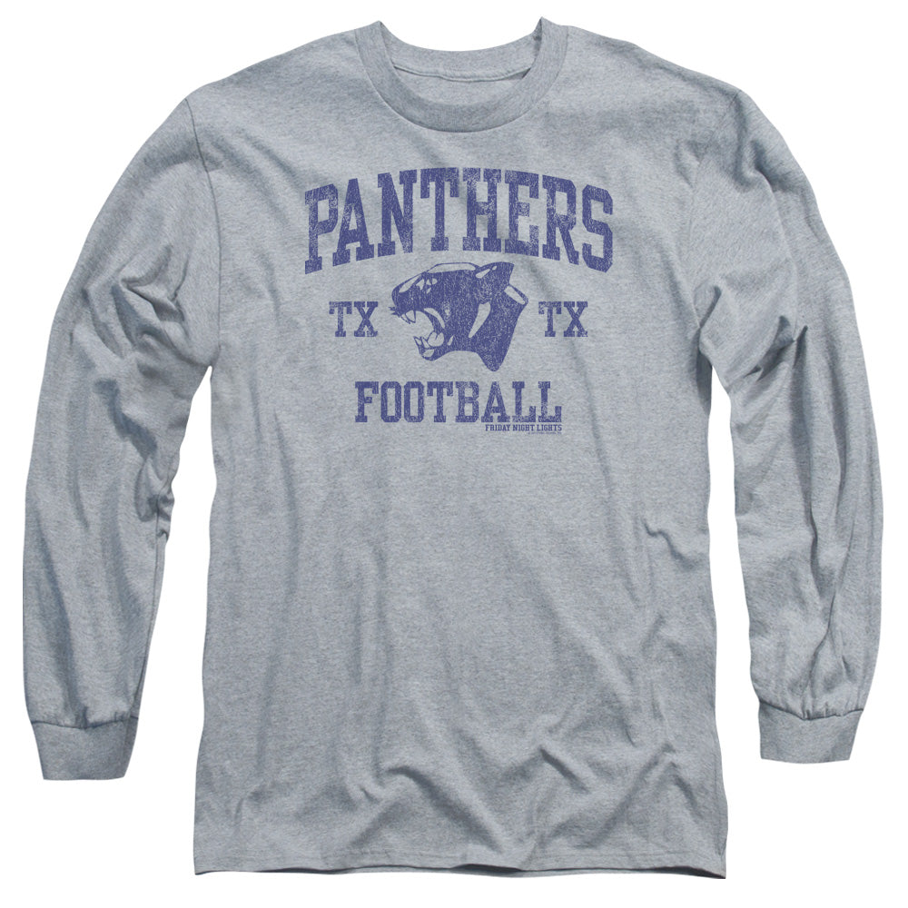 Friday Night Lights Panther Arch Mens Long Sleeve Shirt Athletic Heather Athletic Heather