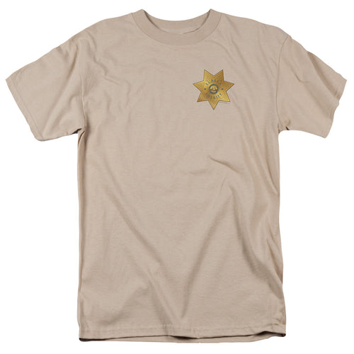 Eureka Badge Mens T Shirt Sand