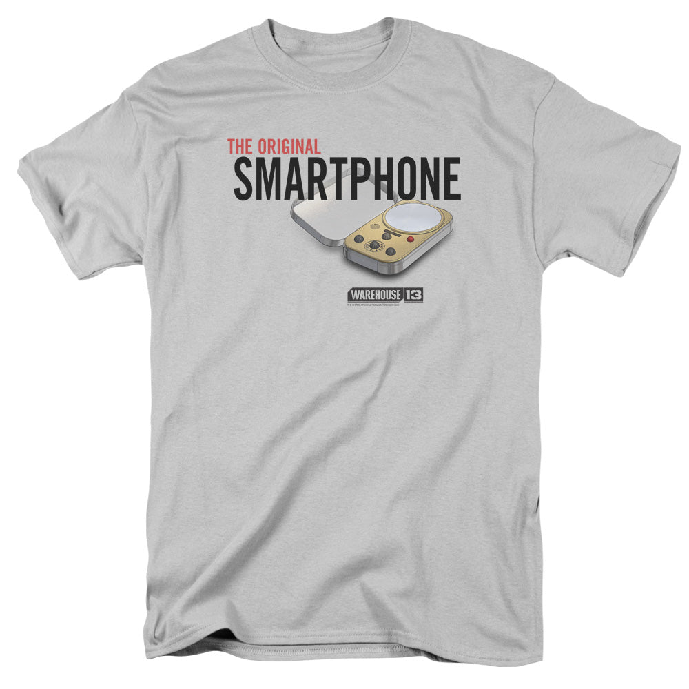 Warehouse 13 Original Artphone Mens T Shirt Silver