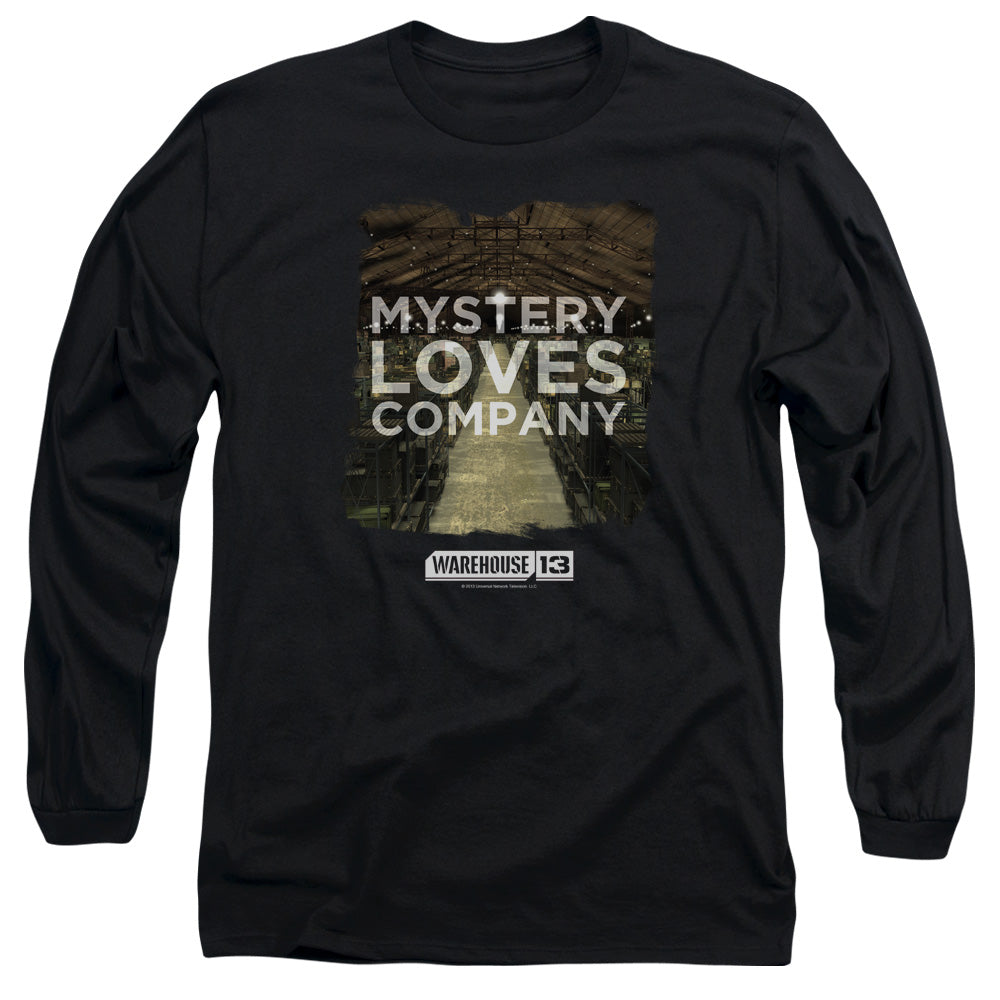 Warehouse 13 Mystery Loves Mens Long Sleeve Shirt Black