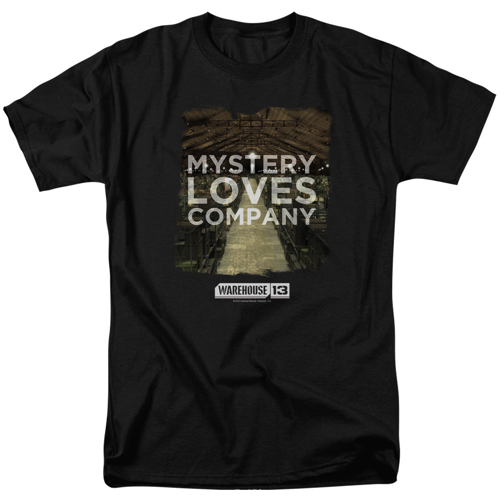 Warehouse 13 Mystery Loves Mens T Shirt Black