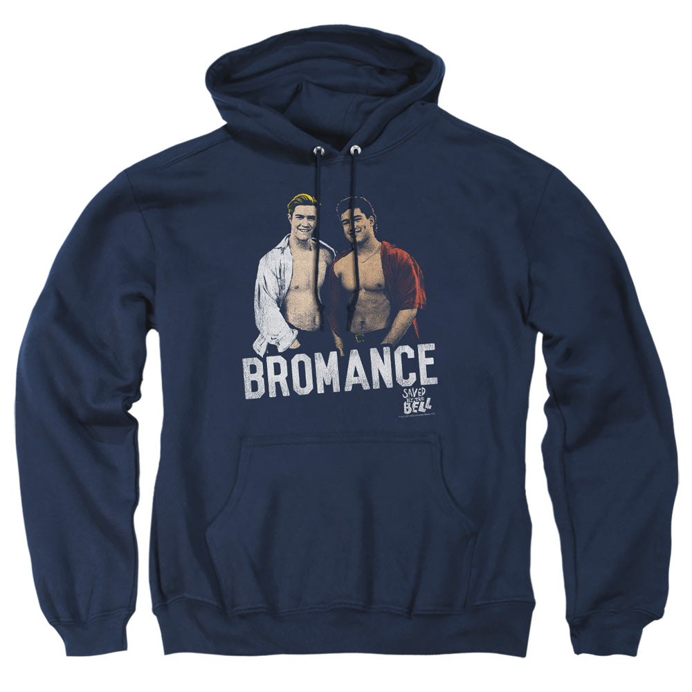 Saved By The Bell Bromance Mens Hoodie Navy