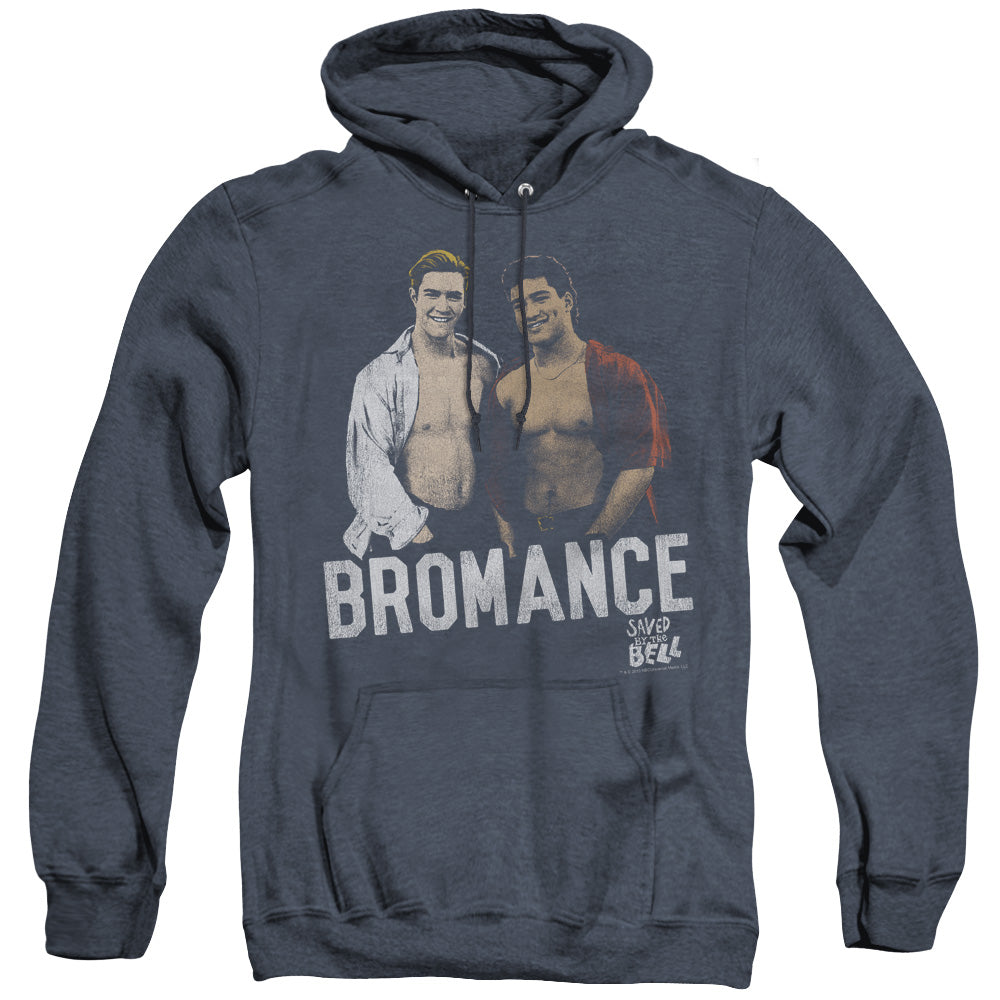 Saved By The Bell Bromance Heather Mens Hoodie Navy