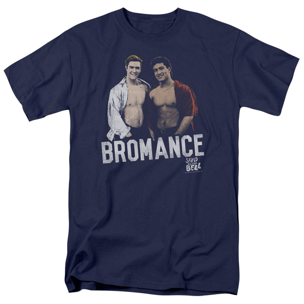 Saved By The Bell Bromance Mens T Shirt Navy