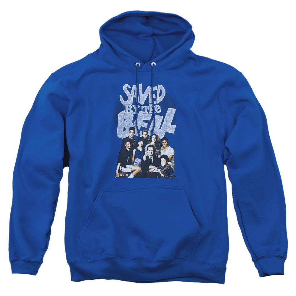 Saved By The Bell Retro Cast Mens Hoodie Royal