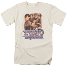 Load image into Gallery viewer, Xena Princess Collage Mens T Shirt Cream
