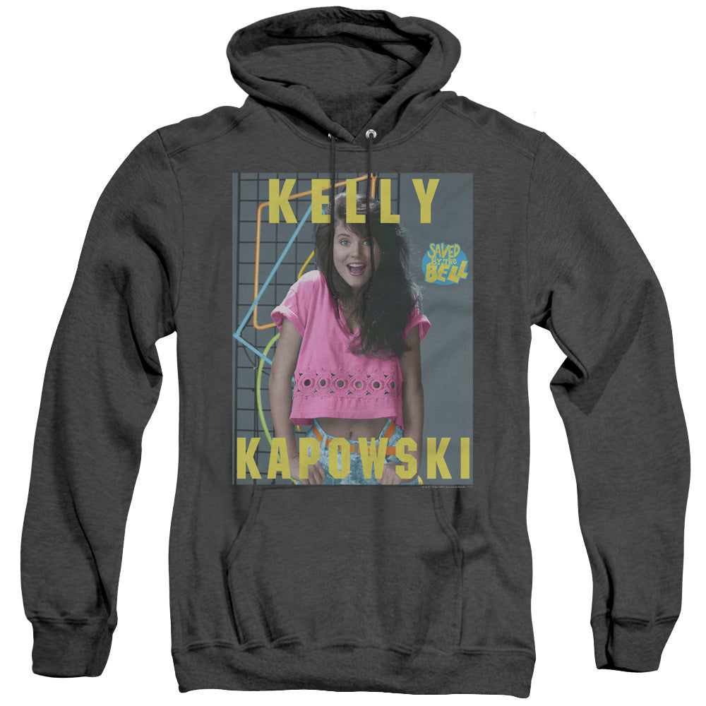 Saved By The Bell Kelly Kapowski Heather Mens Hoodie Black