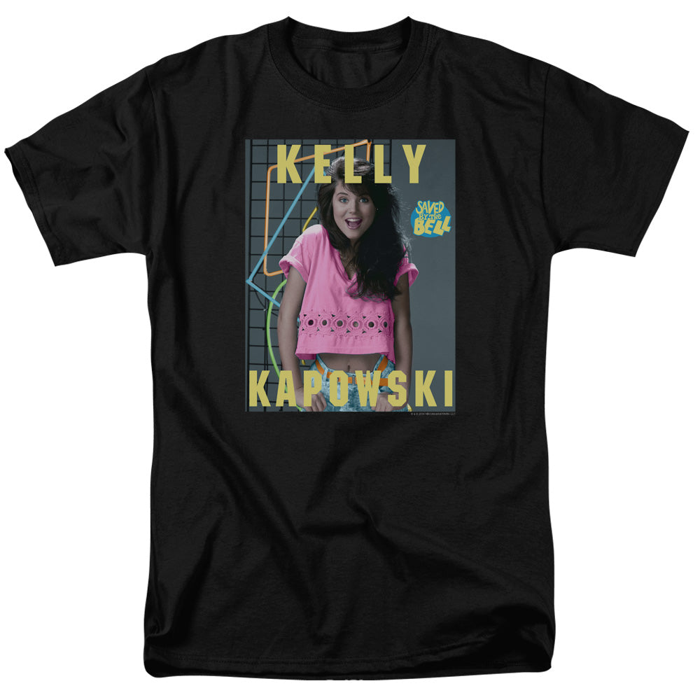 Saved By The Bell Kelly Kapowski Mens T Shirt Black