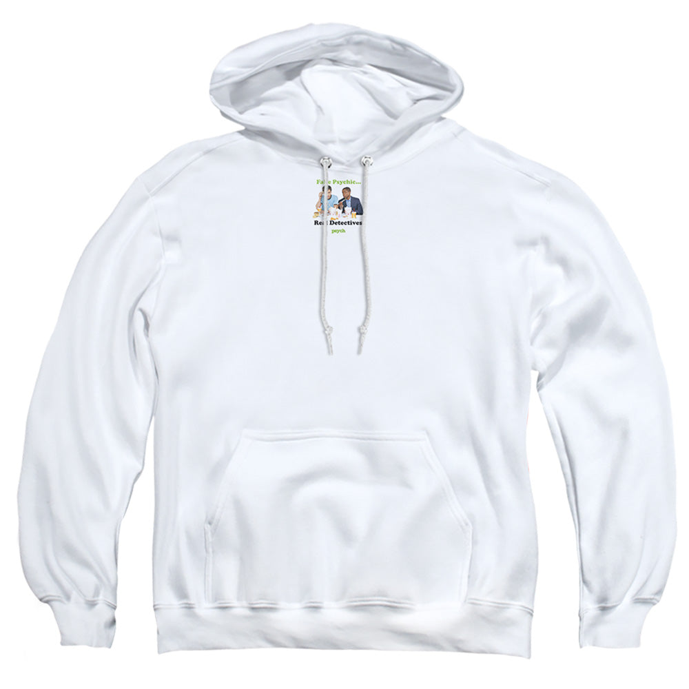 Psych Take Out Mens Hoodie White