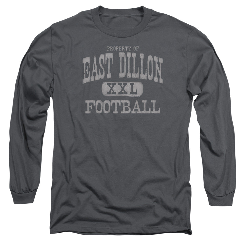 Friday Night Lights Property Of Mens Long Sleeve Shirt Charcoal Charcoal