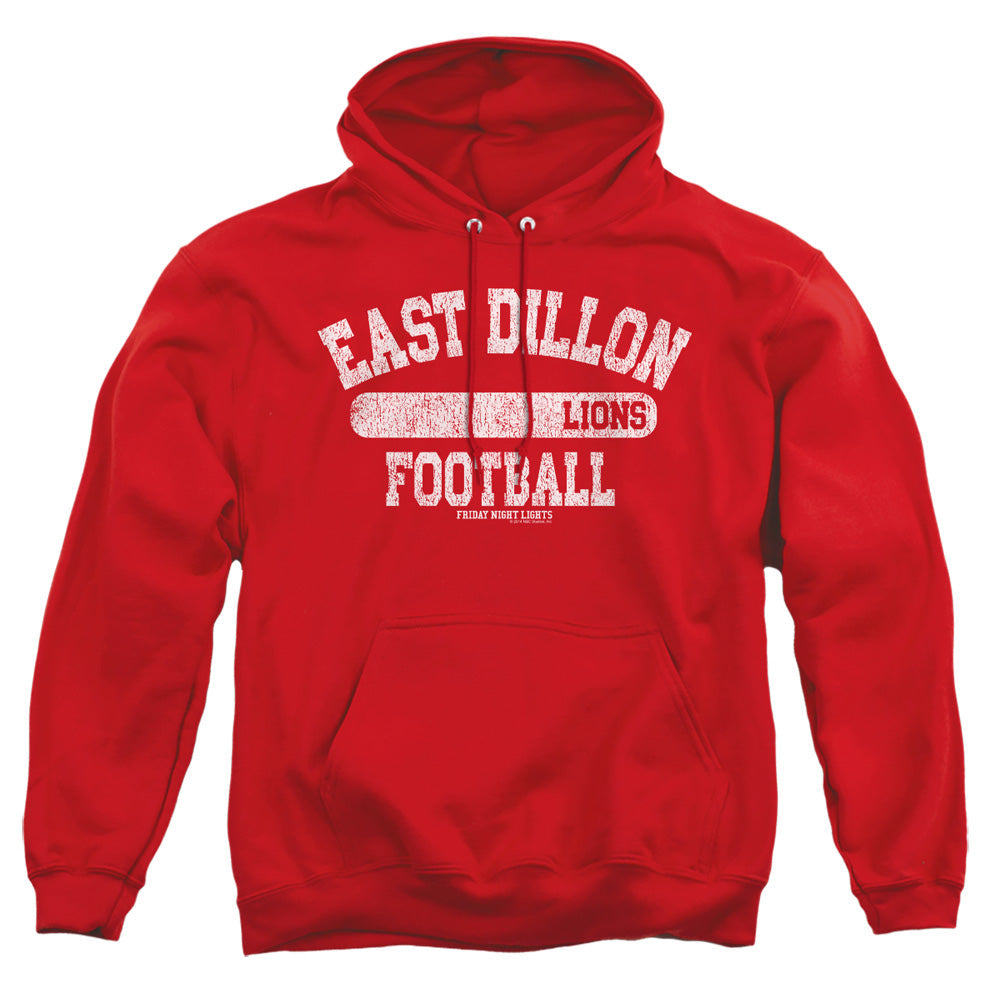 Friday Night Lights Lions Pill Box Mens Hoodie Red