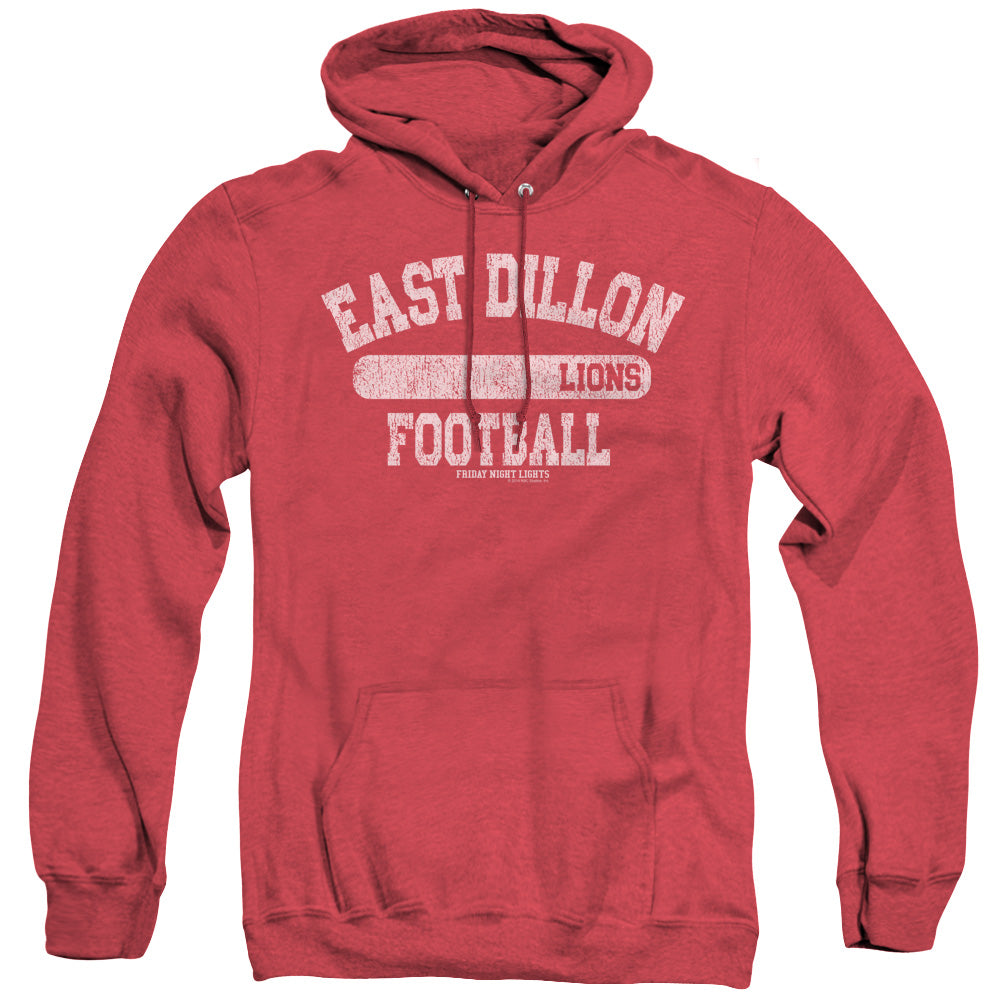 Friday Night Lights Lions Pill Box Heather Mens Hoodie Red