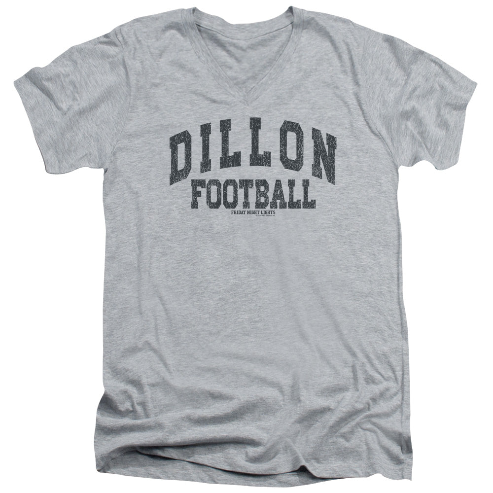 Friday Night Lights Dillion Arch Mens Slim Fit V Neck T Shirt Heather Athletic Heather