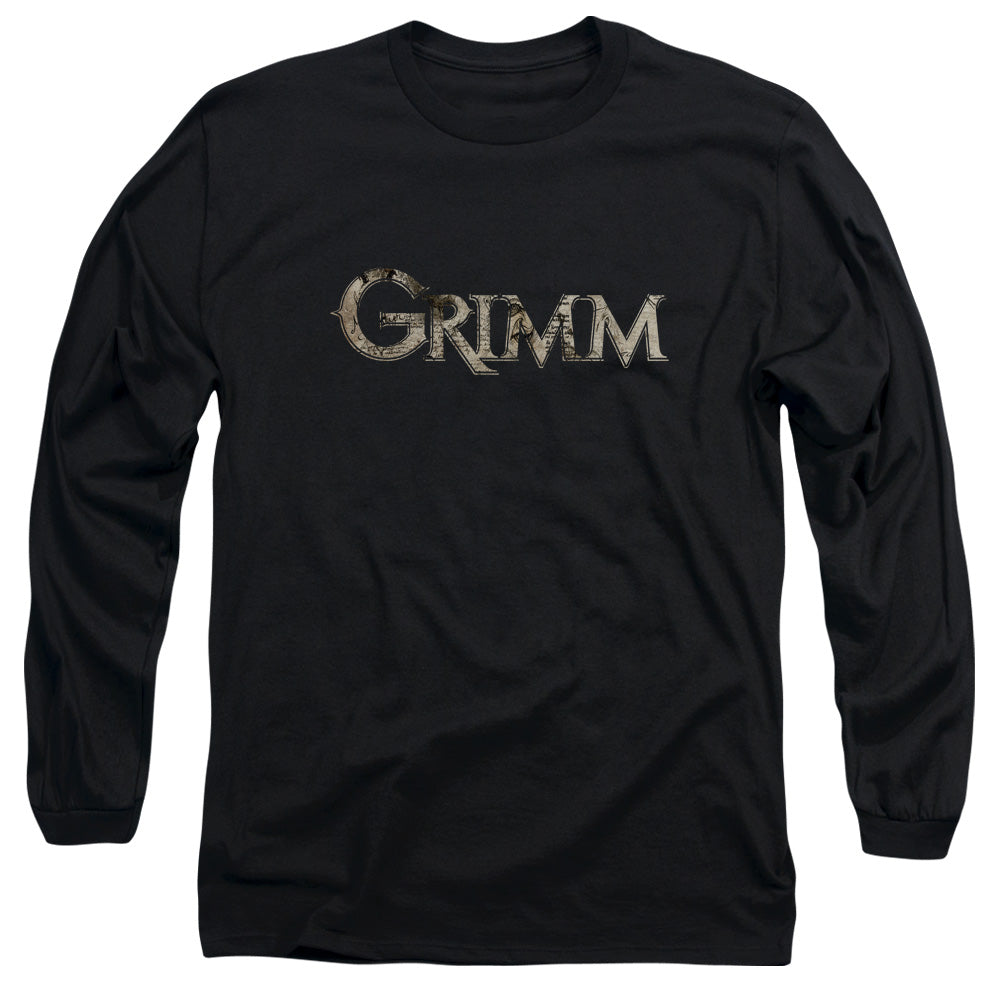 Grimm Logo Mens Long Sleeve Shirt Black Black