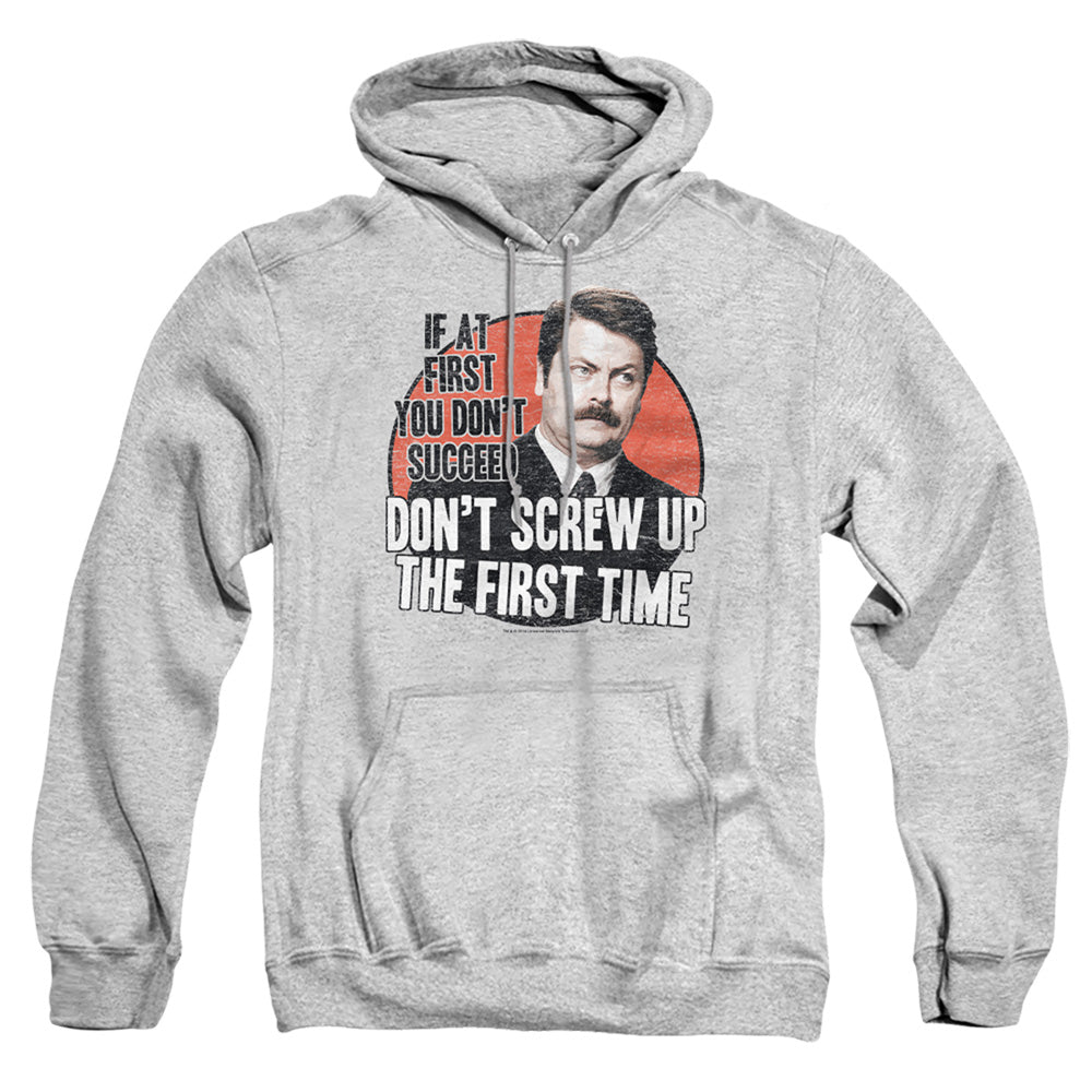 Parks And Rec Dont Screw Up Mens Hoodie Athletic Heather