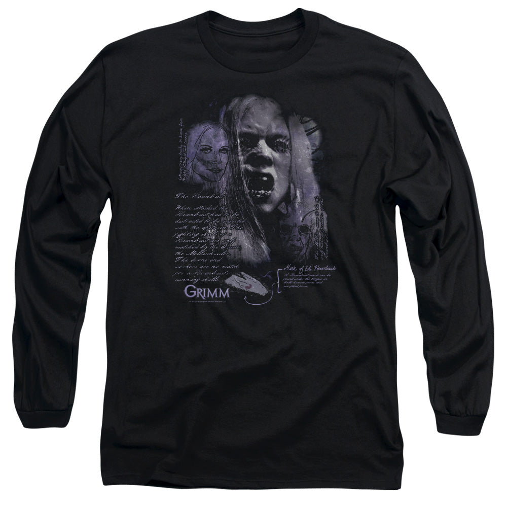 Grimm Lady Hexenbeast Mens Long Sleeve Shirt Black Officially Licensed