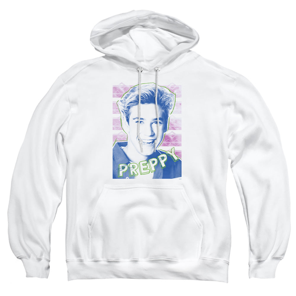Saved By The Bell Preppy Mens Hoodie White