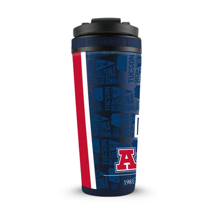 University of Arizona 26oz Ice Shaker Cup Officially Licensed