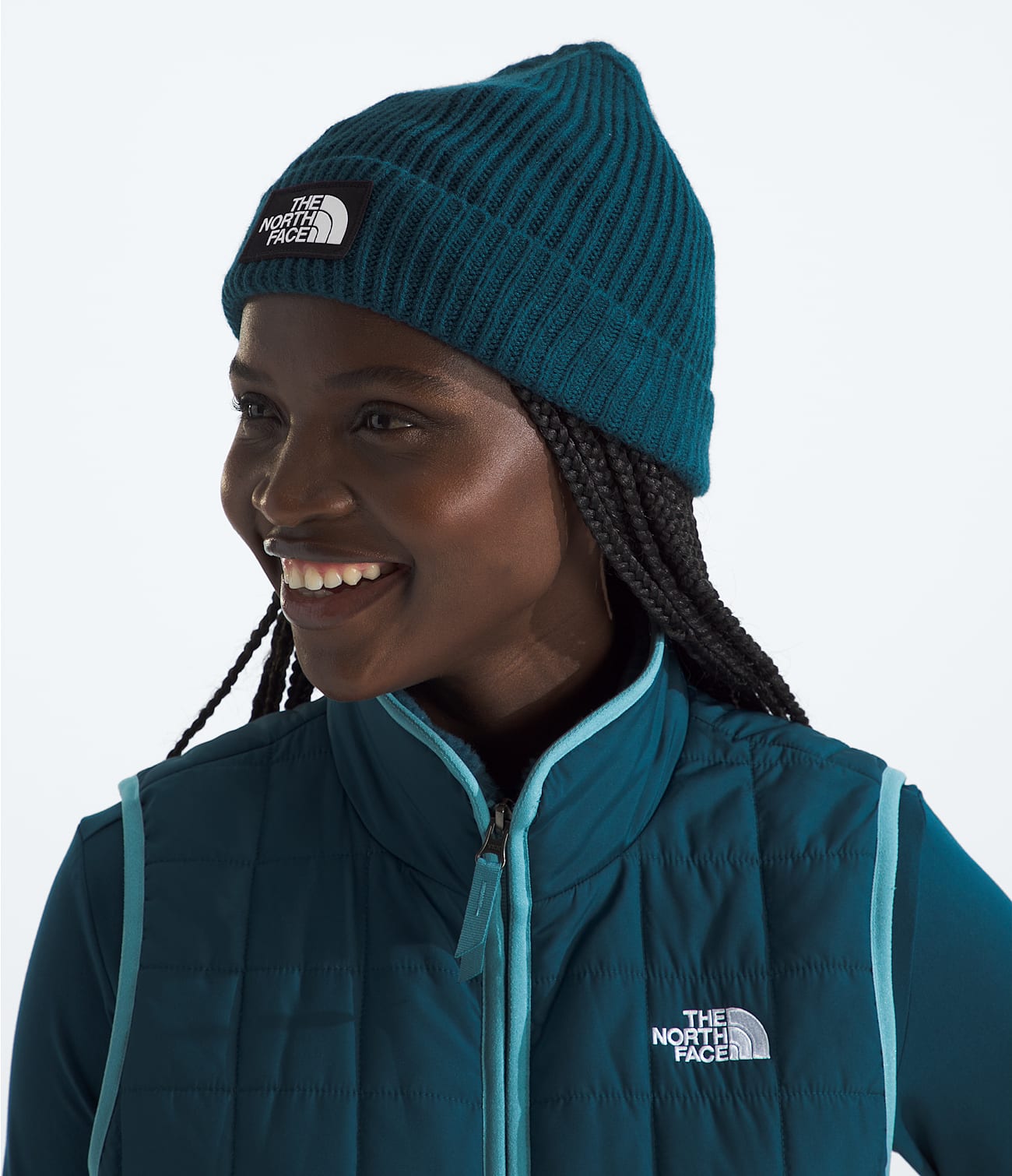 The North Face Men's TNF Logo Box Cuffed Beanie Winter Hat