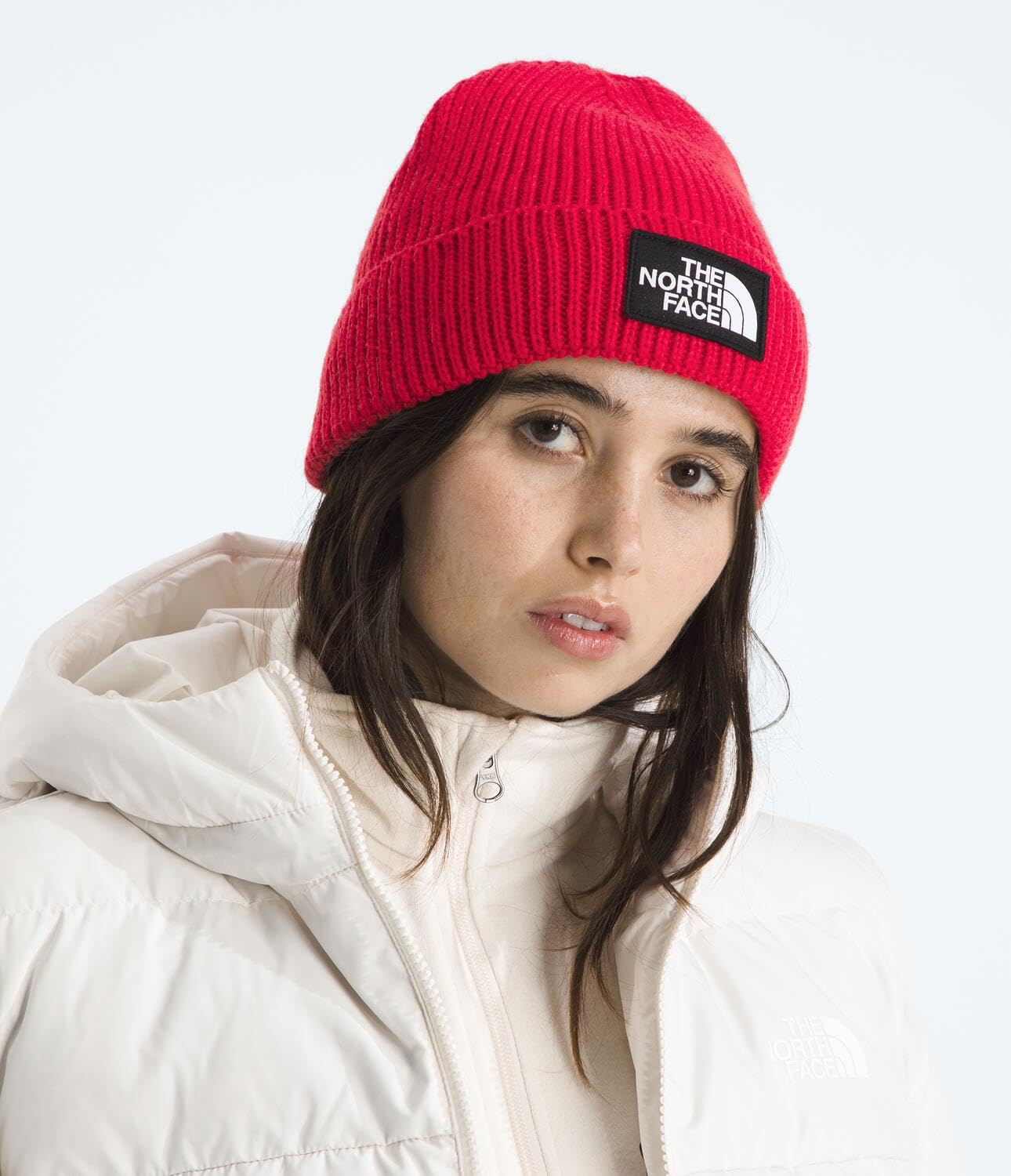 The North Face Unisex-Adult TNF Logo Box Cuffed Beanie Winter Hat