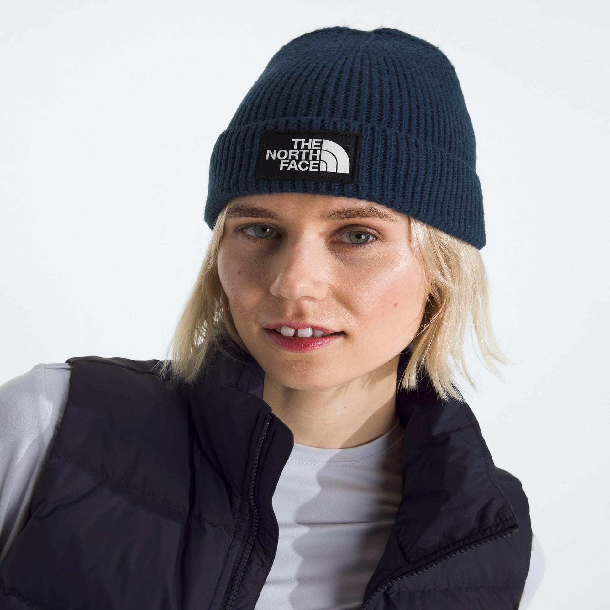 The North Face Unisex-Adult TNF Logo Box Cuffed Beanie Winter Hat