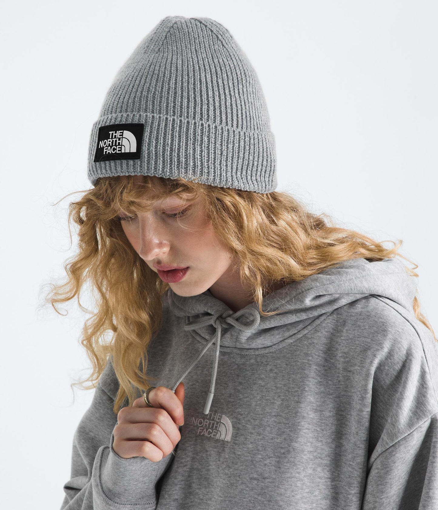 The North Face Unisex-Adult TNF Logo Box Cuffed Beanie Winter Hat