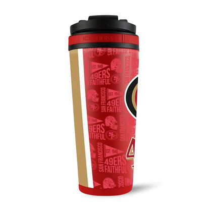 San Francisco 49ers 26oz Ice Shaker Cup Officially Licensed