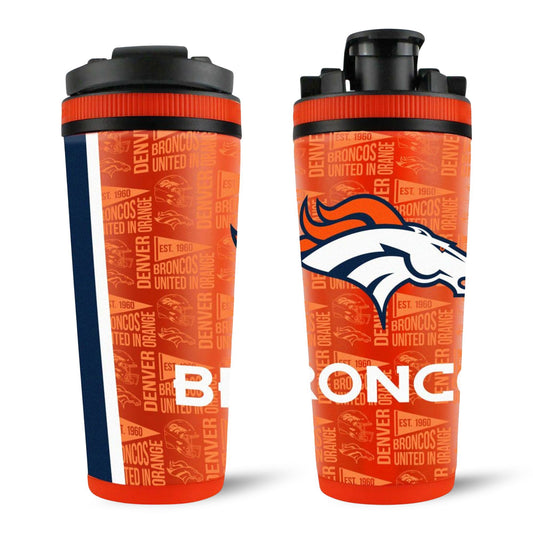 Officially Licensed Denver Broncos 4D Ice Shaker Cup Officially Licensed