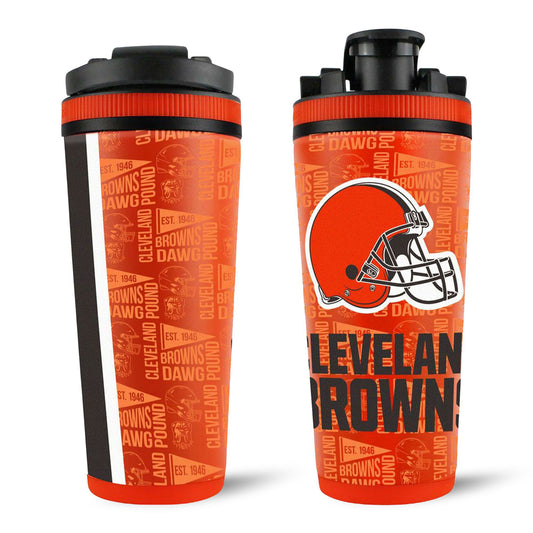 Officially Licensed Cleveland Browns 4D Ice Shaker Cup Officially Licensed