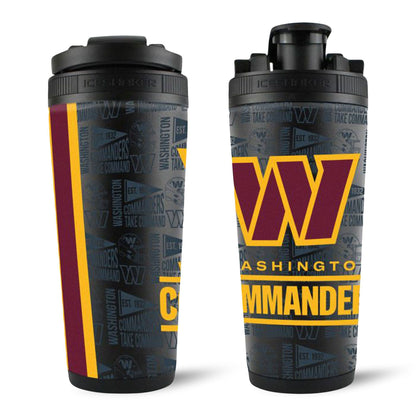 Officially Licensed Washington Commanders 4D Ice Shaker Cup Officially Licensed