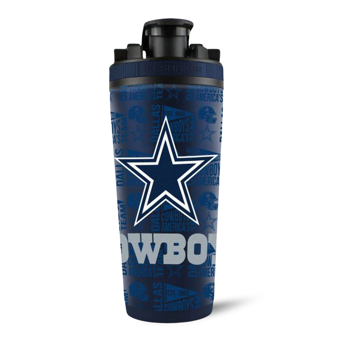 Dallas Cowboys 26oz Ice Shaker Cup Officially Licensed