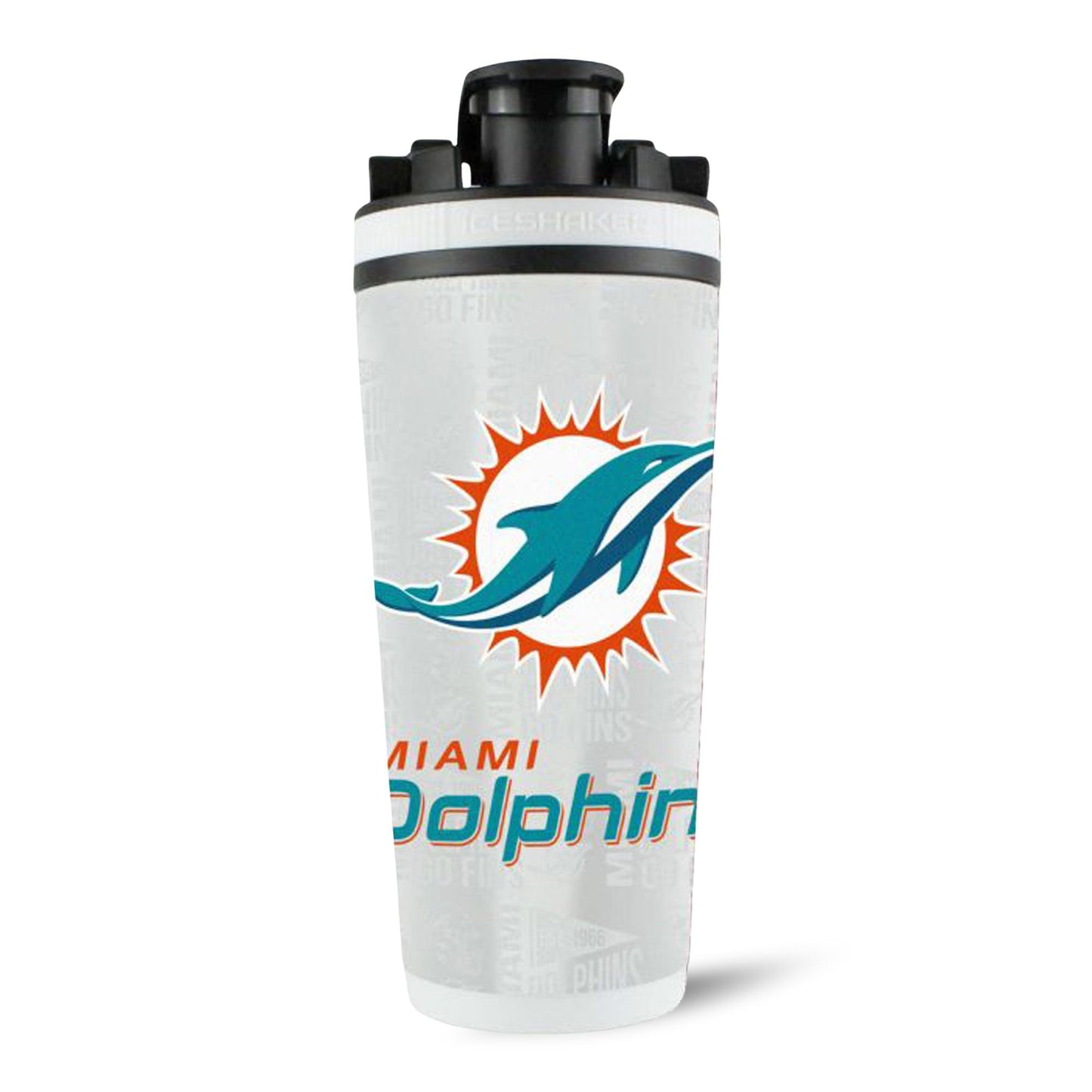 Miami Dolphins 26oz Ice Shaker Cup Officially Licensed