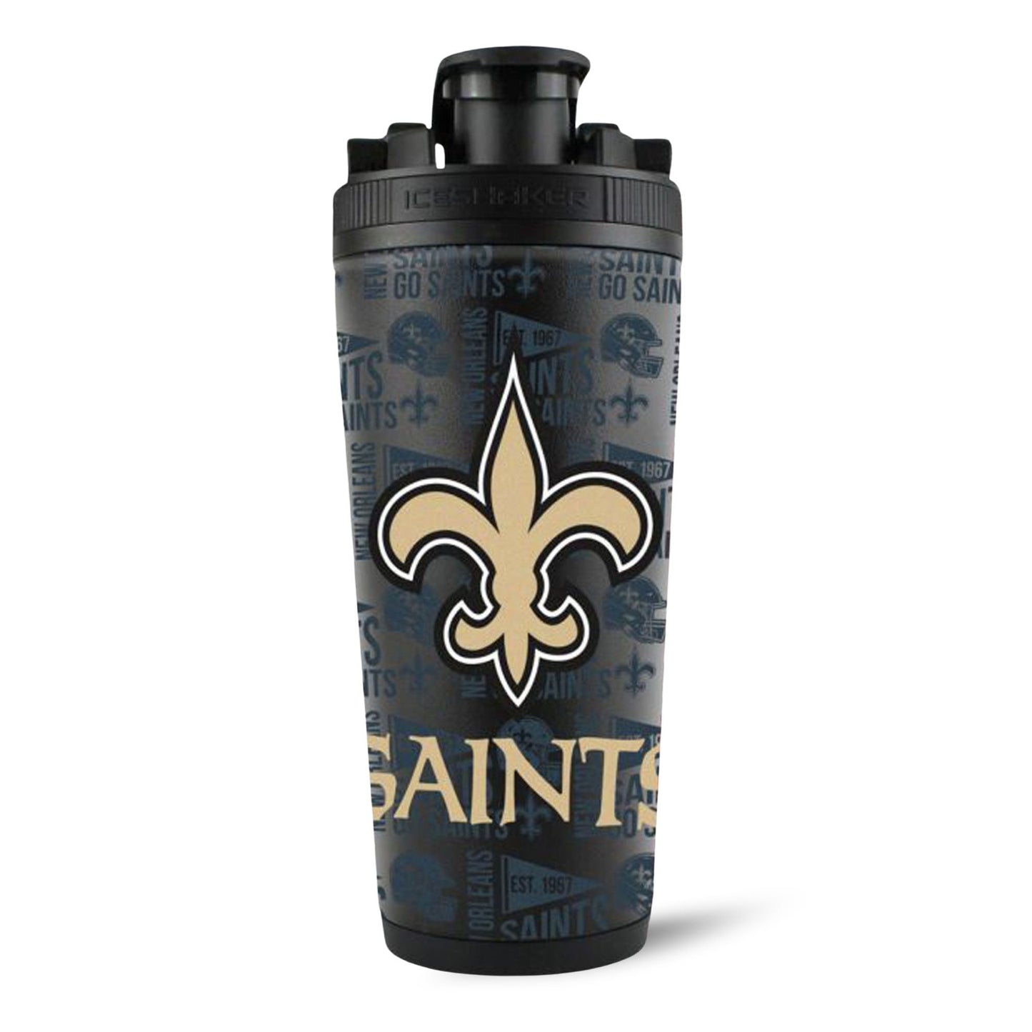 New Orleans Saints 26oz Ice Shaker Cup Officially Licensed