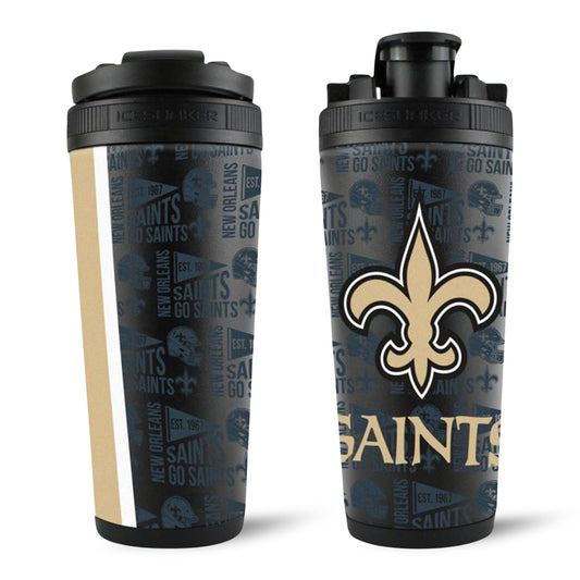 Officially Licensed New Orleans Saints 4D Ice Shaker Cup Officially Licensed